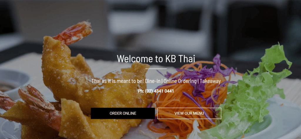 Ordering Thai Food Online